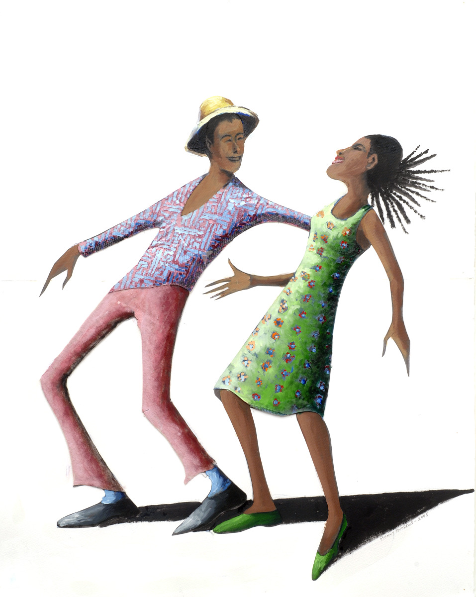 Walkers with the Dawn by Benny Andrews