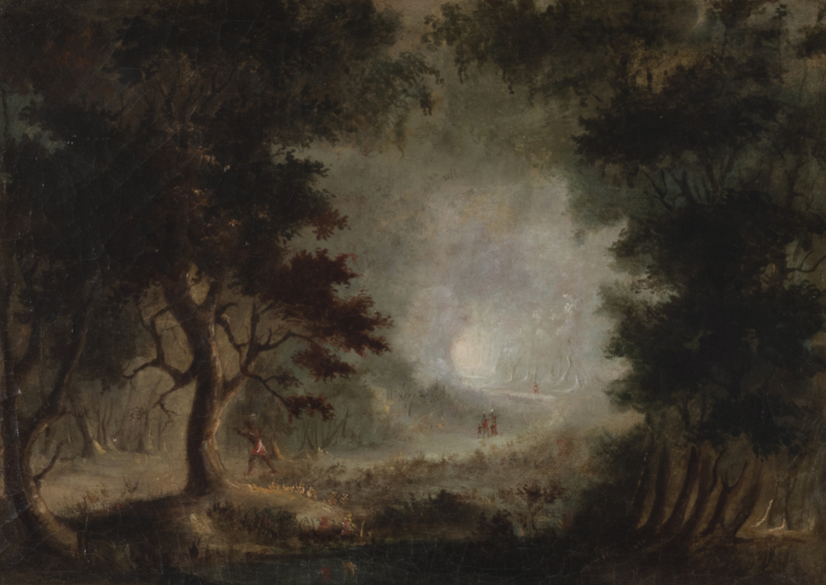 Hunting in the Woods by Robert Seldon Duncanson